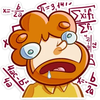 🤤 fe993049 π=3,14... math, equations, mathematics, education, school, algebra whatsapp sticker