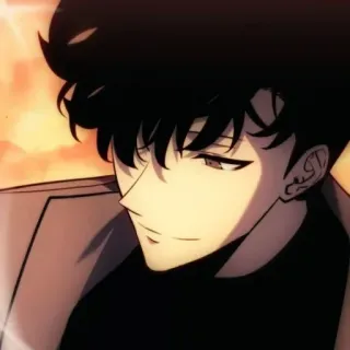 🔥 699dabbf Anime, Homem, Retrato, Personagem, Pessoa telegram sticker