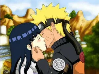 😚 91ff6704 Naruto anime, kiss, naruto, hinata, love, couple, romance whatsapp sticker