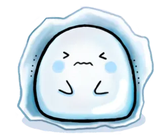 ⛄ 50d985ac การ์ตูน, เศร้า, หยด, ตัวละคร, น่ารัก telegram sticker