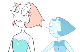😵 1ff46efc Pearl Steven Universe 珍珠, 史蒂芬宇宙, 卡通, 动画, 角色 telegram sticker