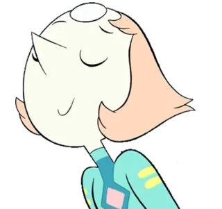 😌 9b1bbbdd Pearl Steven Universe 珍珠, 史蒂芬宇宙, 卡通, 角色 telegram sticker