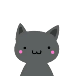 🐱 306b7970 kot, słodki, zwierzę, kawaii, naklejka telegram sticker