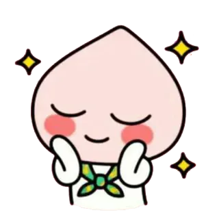 ☺️ 1c6a4247 słodkie, postać, naklejka, emoji telegram sticker