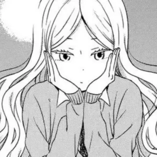 🗞 4b9bc180 Аниме, Девушка, Манга, Милый, Длинные Волосы telegram sticker