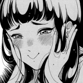 🗝 e381a2a0 Аниме, Манга, Милый, Улыбается, Девушка, Румянец telegram sticker