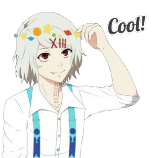 Juuzou Suzuya by @Splenta telegram stickers