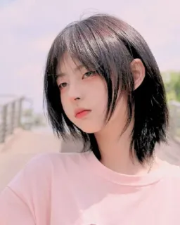 💗 cefb20de 인물 사진, 여자, 소녀, 젊은, 아시아인, 여성 telegram sticker