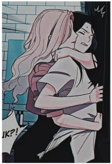 🔥 cd68978f JK?! Bande dessinée, Câlin, Romance, Couple, Dessin animé telegram sticker