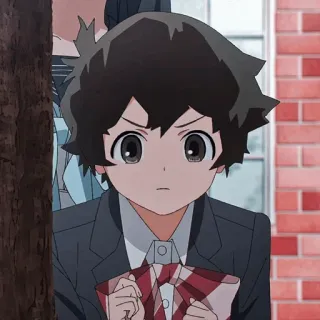 🧳 a42eb484 anime, boy, cartoon, playing cards, manga telegram sticker