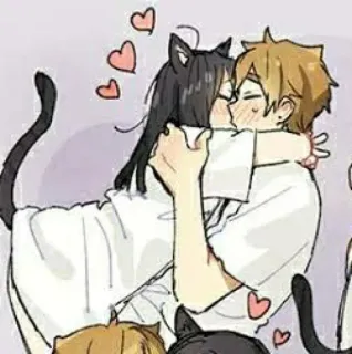 ❤️ d49faf0d miłość, pocałunek, słodkie, lgbtq, romantyczny telegram sticker