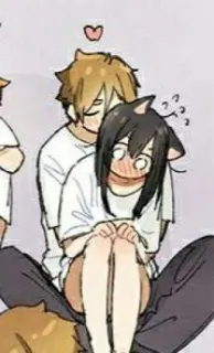 ❤️ f7aed946 Anime, Kocica, Słodkie, Para, Kawaii telegram sticker