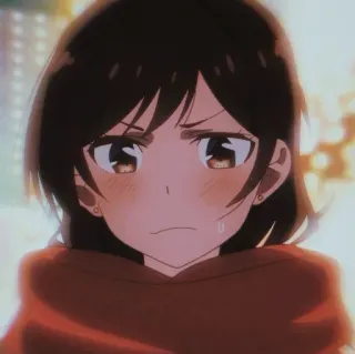 🎭 59b1ec7e Anime, Cartoon, Mädchen, Ausdruck, Porträt telegram sticker