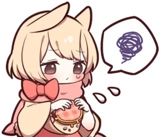 🤔 4f90f85d Anime, Verdrietig, Portemonnee, Cartoon, Leuk, Bezorgd telegram sticker