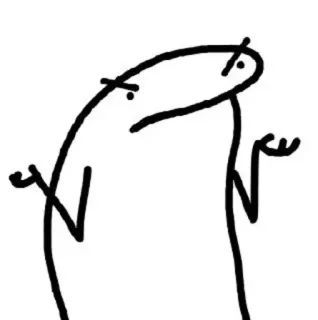 🤷 f084dc17 sticker, cartoon, angry, question, drawing, illustration whatsapp sticker