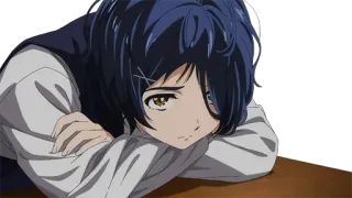 🙁 10b9ebc9 Anime, Sedih, Gadis, Emosional, Melankolis telegram sticker