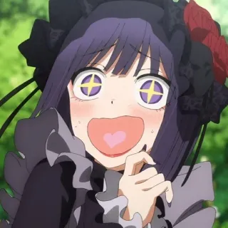 👒 6044c478 Marin Kitagawa My Dress-Up Darling anime, dễ thương, gái, Marin Kitagawa, My Dress-Up Darling, hào hứng, vui vẻ whatsapp sticker