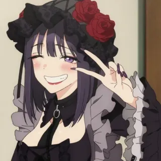 👒 90c0b7c1 Marin Kitagawa My Dress-Up Darling Anime, Cô gái, Marin Kitagawa, Cosplay, My Dress-Up Darling, Dấu hiệu hòa bình whatsapp sticker