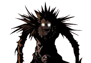 🦅 32e4d262 Ryuk Death Note Ryuk, Death Note, Anime, Manga, Shinigami, Tristo Mietitore telegram sticker