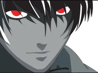 😈 fb1b0fe9 Anime, Personaggio, Ritratto, Uomo, occhi rossi telegram sticker