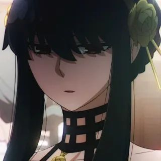 😔 4a39b60e Yor Forger Spy x Family 动漫, 约尔·福杰, 间谍过家家, 角色, 卡通, 漫画 telegram sticker