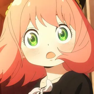 😧 6c399b43 Anya Forger Spy × Family 阿尼亚·福杰, 间谍过家家, 动漫, 卡通 telegram sticker