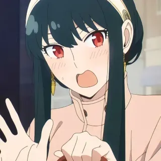 😱 9409b396 Yor Forger Spy x Family 动漫, 约尔·福杰, 间谍过家家, 卡通, 角色, 女性 telegram sticker