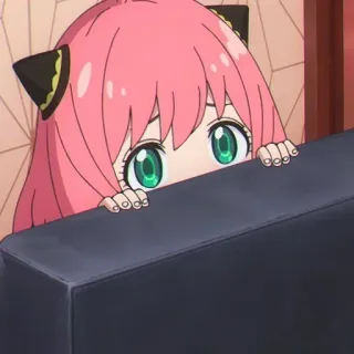 😰 ace9f17c Anya Forger Spy × Family 动漫, 间谍过家家, 阿尼亚·福杰, 可爱, 角色, 卡通 telegram sticker