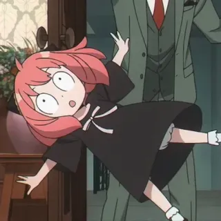 😱 ff457111 Anya Forger Spy x Family 动漫, 可爱, 同人, 间谍过家家, 阿尼亚·福杰 telegram sticker