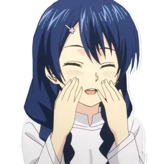 😊 63d90f5f Erina Nakiri Food Wars!: Shokugeki no Soma Anime, Erina Nakiri, Food Wars, Shokugeki no Soma, Manga, Imut telegram sticker