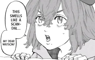 🤨 556648c4 THIS SMELLS LIKE A SCANDAL... MY DEAR WATSON! Anime, Manga, Skandal, Watson, Charakter, Cartoon telegram sticker