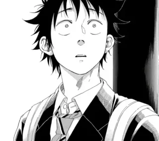 😰 a3098153 Anime, Manga, Schuluniform, geschockt telegram sticker