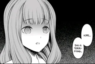 😨 c74e255a Nope... THIS IS TERRIFYING... Anime, Manga, verängstigt, entsetzt, Ausdruck, Cartoon telegram sticker