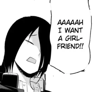 💕 ecc3d87d AAAAH
I WANT
A GIRL-
FRIEND!! Anime, Manga, Freundin, Will haben, Sehnsucht, Begrenzung, Sprechblase telegram sticker