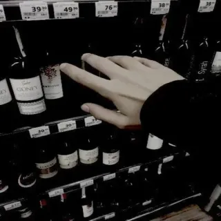 🍷 4d0bdf11 vino, alcolici, alimentari, mano, bevande, spesa telegram sticker