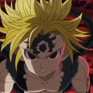 🥟 b2b16ebc Meliodas Seven Deadly Sins Anime, Démon, Meliodas, Seven Deadly Sins, Marque, En colère telegram sticker