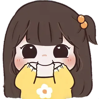 ☀️ ff6d68c5 Dibujos animados, Chica, Linda, Kawaii, Anime, Manga whatsapp sticker