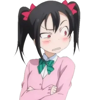 😒 1c58d2a7 Yazawa Nico Love Live! Anime, Personage, Meisje, Yazawa Nico, Love Live, School Idol, Idool telegram sticker