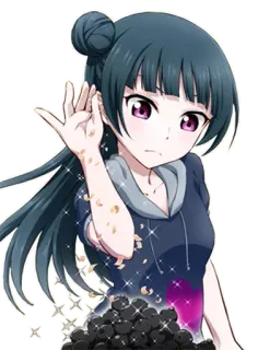 🍲 238161e7 anime, meisje, zout, meme, koken, zout strooien telegram sticker