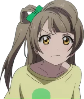 ♌ 51724258 Anime, Meisje, Cartoon, Personage, Boos, Expressie telegram sticker