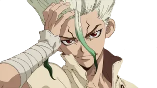 @ANIMEDUBBED_1 DR STONE whatsapp stickers