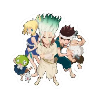 @ANIMEDUBBED_1 DR STONE telegram stickers
