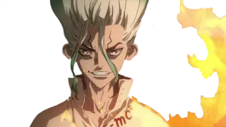 🙂 9d1e8794 Senku Ishigami Dr. Stone E=mc^2 Anime, Naukowiec, Dr Stone, Kreskówka whatsapp sticker