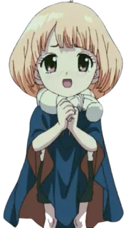 😉 bc08e1bd Anime, Kreskówka, Dziewczyna, Dziecko, Kawaii, Słodkie, Postać whatsapp sticker