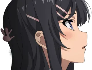 🤔 137d11c0 Mai Sakurajima Rascal Does Not Dream of Bunny Girl Senpai Anime, Dziewczyna, Sakurajima, Mai, Bunny Girl telegram sticker