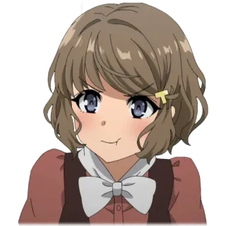 👋 41b6e6f1 Tomoe Koga Rascal Does Not Dream of Bunny Girl Senpai Anime, Manga, Dziewczyna, Słodkie, Uczennica, Rascal Does Not Dream of Bunny Girl Senpai, Tomoe Koga telegram sticker