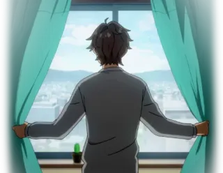 bunny girl senpai ~@AnimeLibrary_Stickers telegram stickers