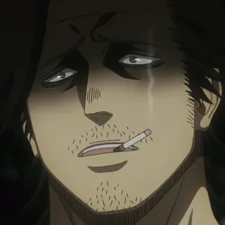 🚬 d0152f04 อนิเมะ, บุหรี่, สูบบุหรี่, เศร้า telegram sticker