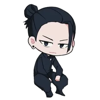 😏 019d9f50 Suguru Geto Jujutsu Kaisen Anime, Manga, Tovenaar, Chibi, Jujutsu telegram sticker