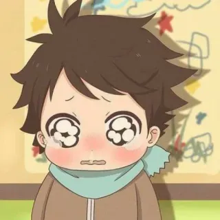 🥺 25c5789c Anime, Jongen, Huilend, Verdrietig, Tranen, Cartoon telegram sticker